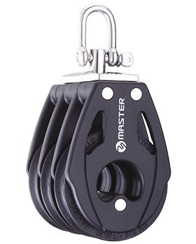 57mm Triple Swivel Shackle Block