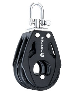 75mm Double Swivel Shackle Block