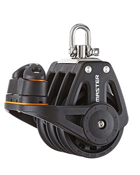 50mm Triple Swivel Shackle, Fairlead Cleat Block