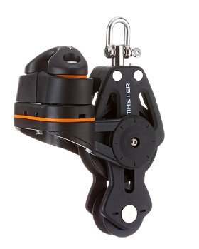 50mm Single Swivel Shackle, Fiddle, Fairlead Cleat Block