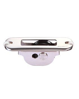 22mm Single, Deck-exit, Stainless Cover Block