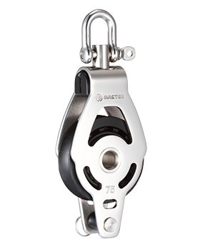 75mm Single Swivel Shackle, Becket Block